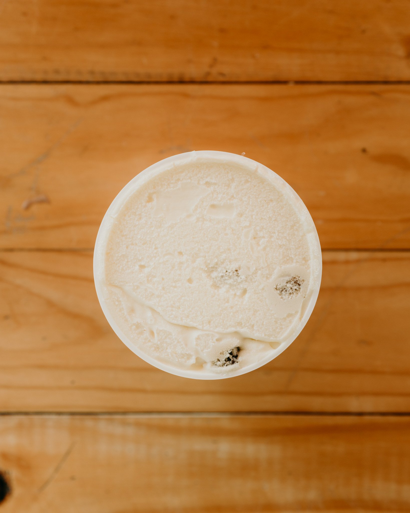 Rum & raisin ice cream tub
